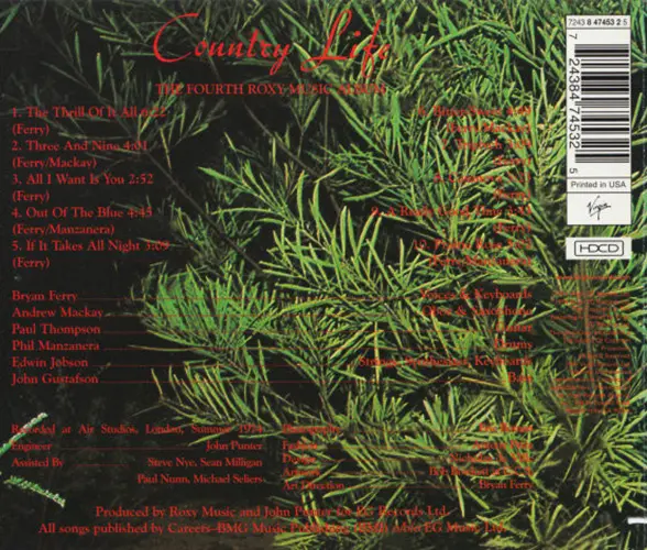 Country Life | Roxy Music