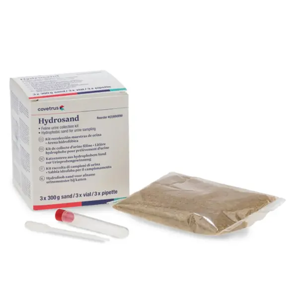 COVERTUS Hydrosand, nisip recoltare probe urină pisici, cutie, 300g