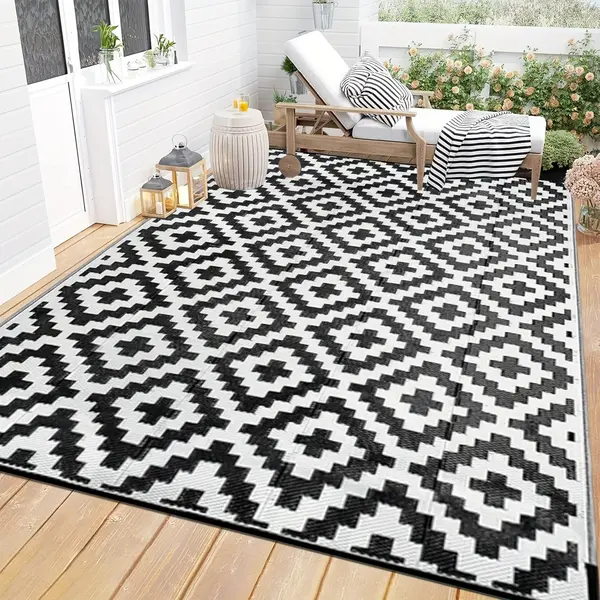 Covor 180x120 cm, cu doua fete, pentru exterior