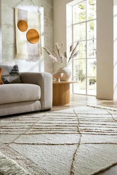 Covor Asterix Linear Bej, Natural 200x300 cm, Flair Rugs