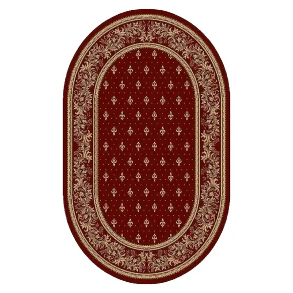 Covor Bisericesc Oval, 200 x 300 cm, Rosu, Lotos 15033/210