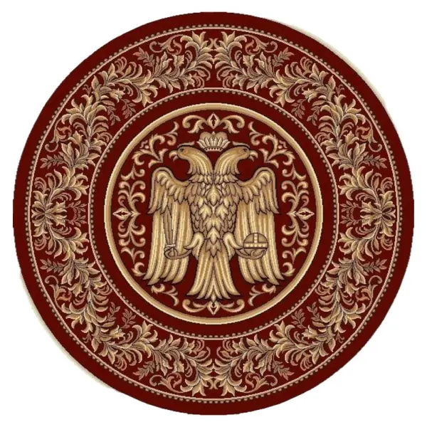 Covor Bisericesc Rotund, 150 x 150 cm, Rosu, Lotos 15032
