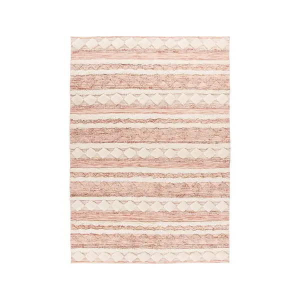 Covor Bohist 225 Rosa / Creme