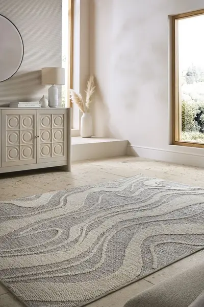 Covor Calder Washable Gri 200x310 cm, Flair Rugs