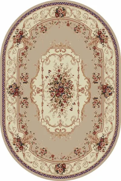 Covor Clasic Lotos, Bej / Crem, 80x200 cm