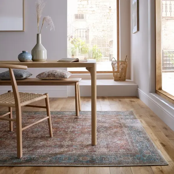 Covor Cyra Washable Rosu 115x170 cm, Flair Rugs