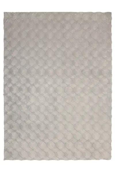 Covor Diamond Cut Gri 80x150 cm