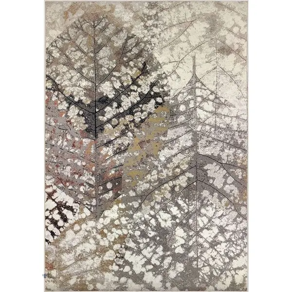 Covor Dreptunghiular, 58 x 110 cm, Bej / Crem / Maro, Model Anny 33001