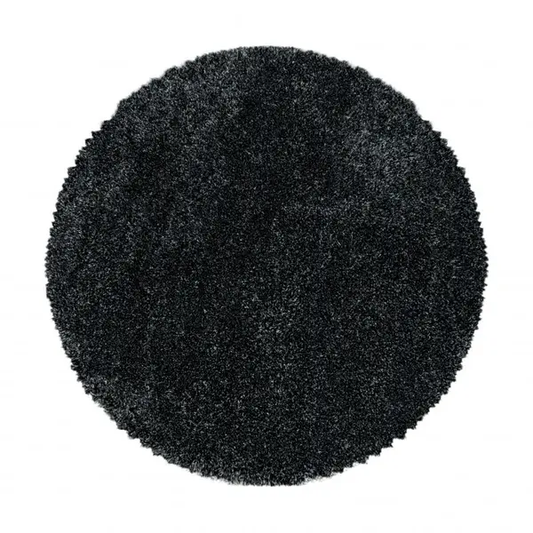 Covor Fluffy Antracit 120x120 cm