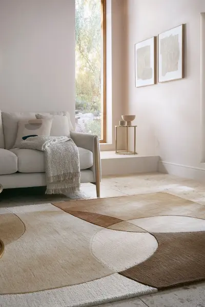 Covor Glow Wool Natural 160x230 cm, Flair Rugs