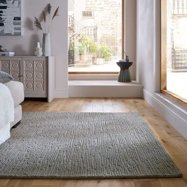 Covor Harris Boucle Wool Gri 160x230 cm, Flair Rugs