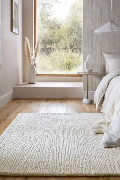 Covor Harris Boucle Wool Ivoar 200x290 cm, Flair Rugs