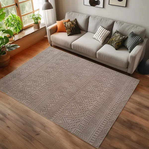 Covor Helix etno V3 Bej 140x200 cm