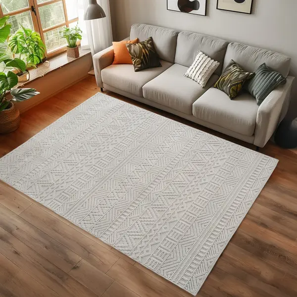 Covor Helix etno V3 Crem 140x200 cm