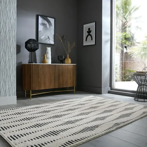 Covor Knot Crem 200x290 cm, Flair Rugs