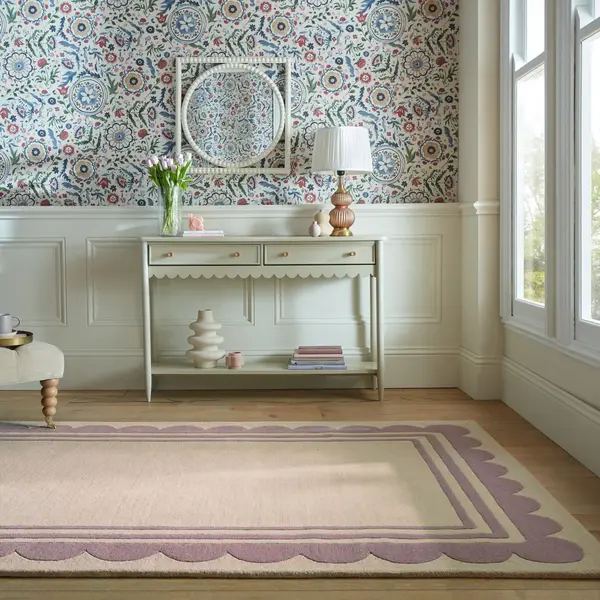 Covor Lois Scallop Verde 160X230 cm, Flair Rugs