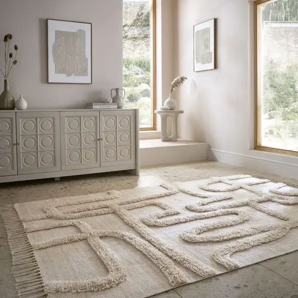 Covor Loma Wool Natural 200x290 cm, Flair Rugs