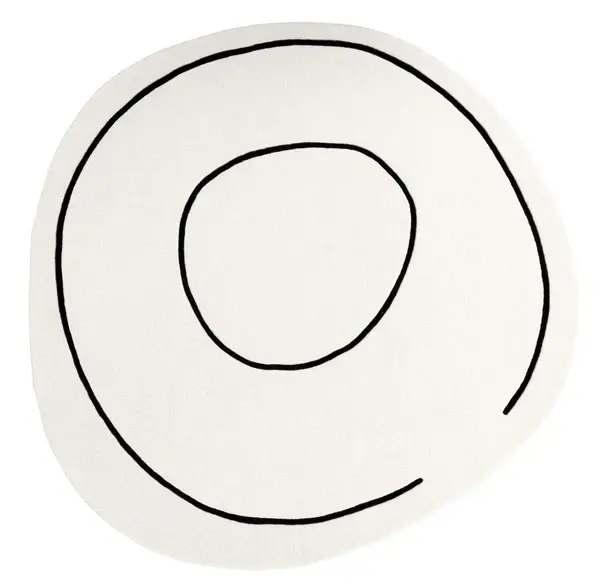 Covor LOOP IVORY ROUND - Ø200cm