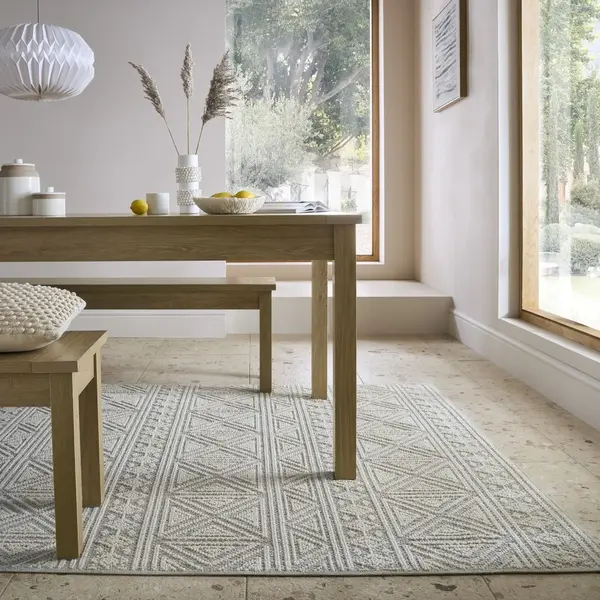 Covor Lucia Washable Gri 155x230 cm, Flair Rugs