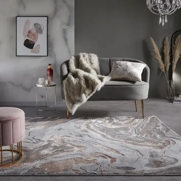 Covor Marbled Roz 80x150 cm, Flair Rugs