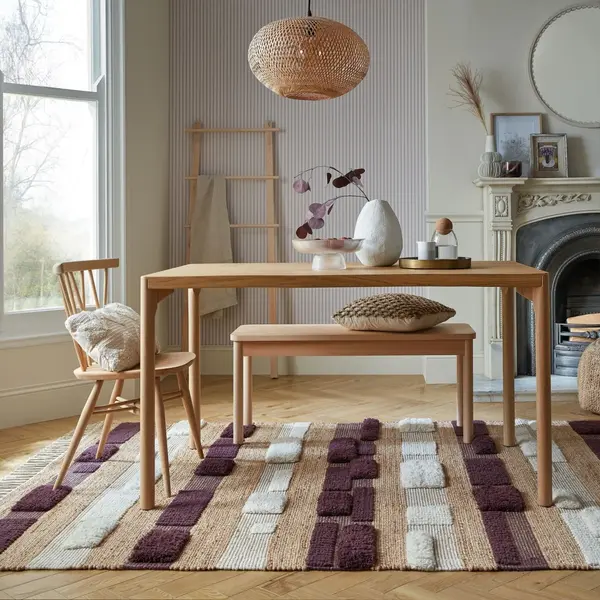 Covor Medina Blocks Mov 120x170 cm, Flair Rugs