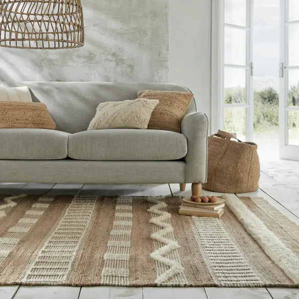 Covor Medina Jute Multicolor 160x230 cm, Flair Rugs