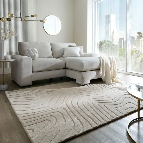 Covor Mesmerise Bej 200x290 cm, Flair Rugs
