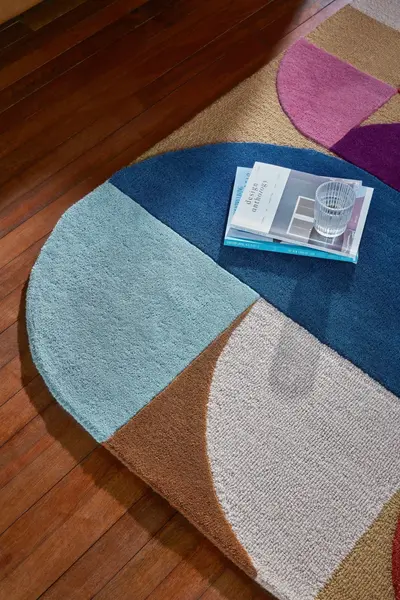 Covor Mia Arch Roz, Multicolor 160x230 cm, Flair Rugs