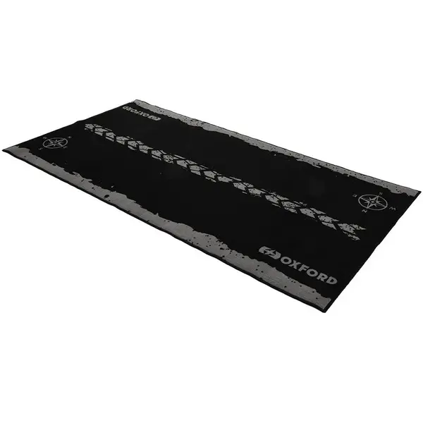 Covor Moto Oxford Workshop Mat Adventure L 200 x 100cm Negru OX916