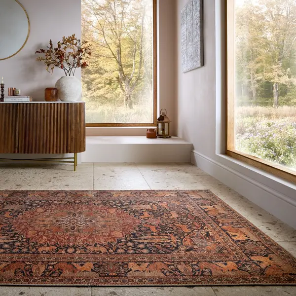 Covor Nico Global Rosu 115x170 cm, Flair Rugs