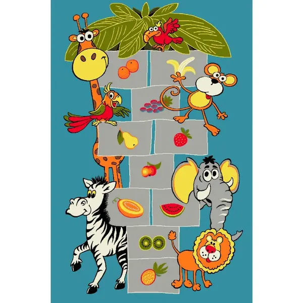 Covor pentru Copii, Kolibri Sotron 11120, Albastru, 160x230 cm, 2300 gr/mp