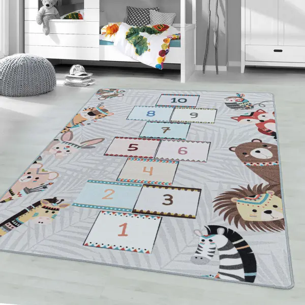 Covor Play Gri V3 140x200 cm