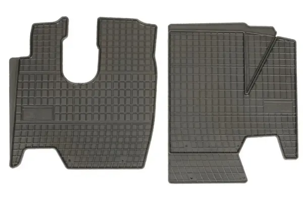 Covor podea FROGUM cauciuc, 2 buc. BASIC, culoare neagra, potrivit MERCEDES ATEGO 2 10.04-, Camion