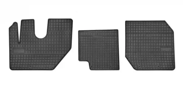 Covor podea FROGUM cauciuc, 3 buc. BASIC, set, culoare neagra, potrivit RVI D 01.13-, Camion