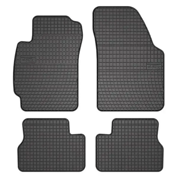 Covor podea FROGUM cauciuc, 4 buc. BASIC, fata spate, set, culoare neagra, potrivit HONDA HR-V 03.99-, SUV