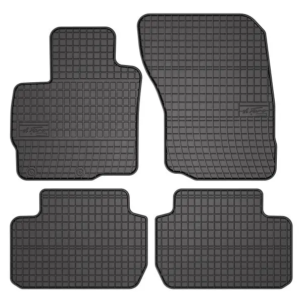 Covor podea FROGUM cauciuc, 4 buc. BASIC, fata spate, set, culoare neagra, potrivit MITSUBISHI OUTLANDER III 08.12-, SUV