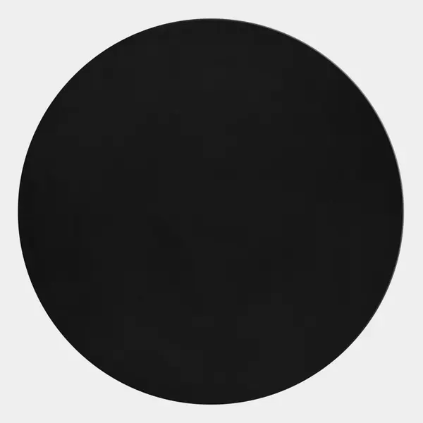 Covor Pouffy V1 Negru 120 x 120cm