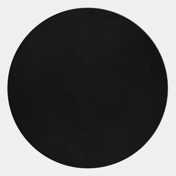 Covor Pouffy V1 Negru 160 x 160cm