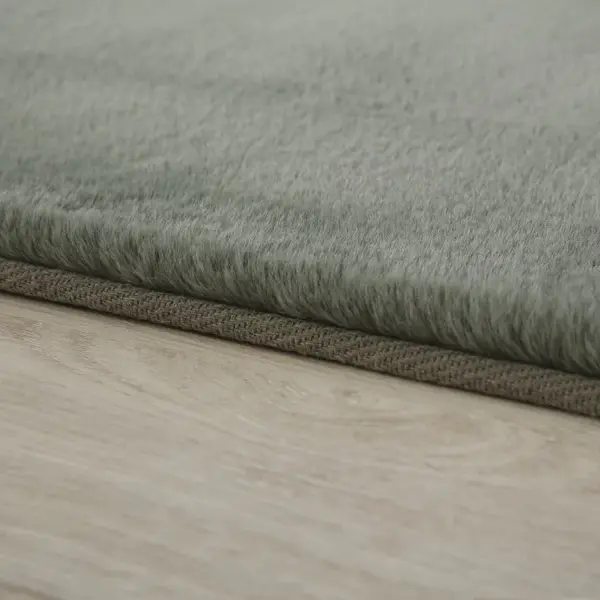 Covor Pouffy V1 Verde 120 x 120cm