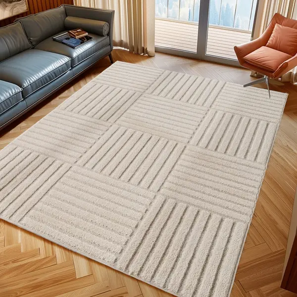 Covor traversa Art boho V3 Crem 80x250 cm