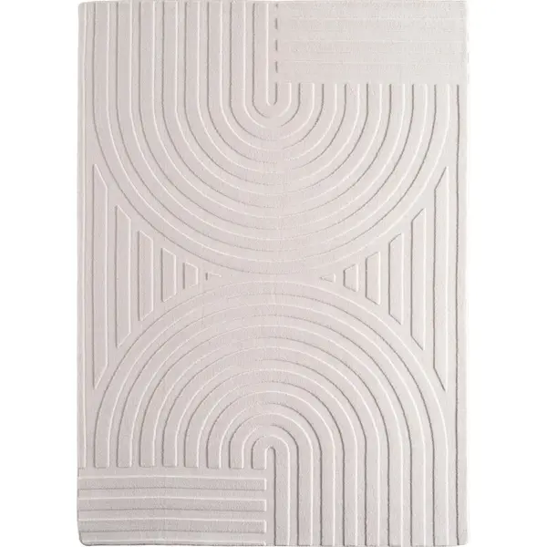Covor traversa boho Pompei V1 Crem 80x250 cm