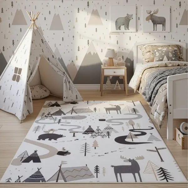 Covor traversa Coco V5 Crem 80x150 cm