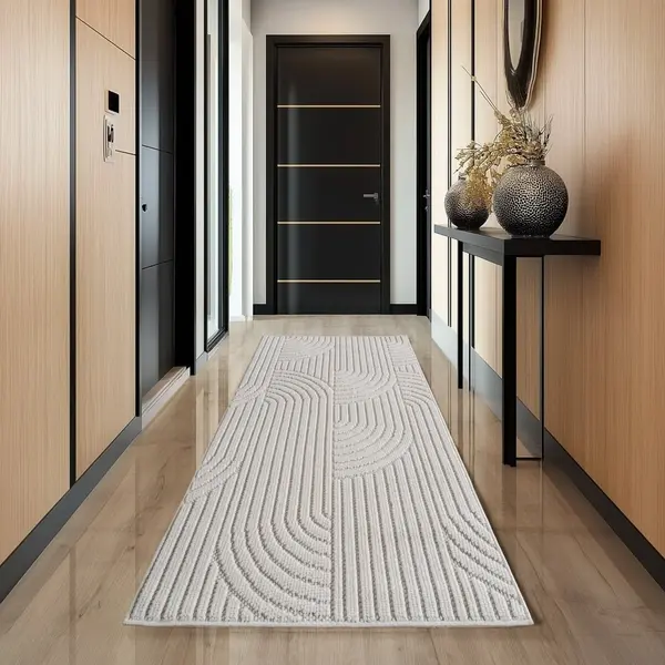 Covor traversa Helix V2 Crem 80x250 cm