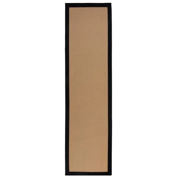 Covor traversă Kira Jute Negru 60X600 cm, Flair Rugs