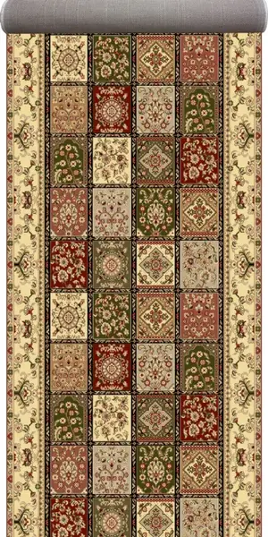Covor Traversa Lotos Timbre, Bej 60x900 cm, 1800 gr/mp
