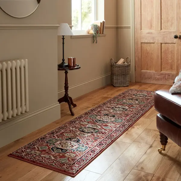 Covor traversa Sincerity Royale Gillingham Rosu 60X230 cm, Flair Rugs