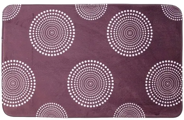 Covoraș de baie Inter Ceramic - Coral fleece, 50 x 80 cm, mov