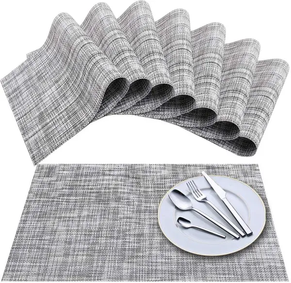 Covoraș de hrănire Morello - Nice Gray, 45 х 30 cm, gri
