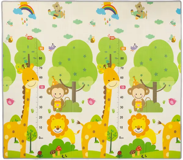 Covoraș de joacă Chipolino - Junglă, 113 x 113 cm