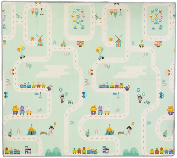Covoraș de joacă Chipolino - Lunapark, 174 x 194 cm